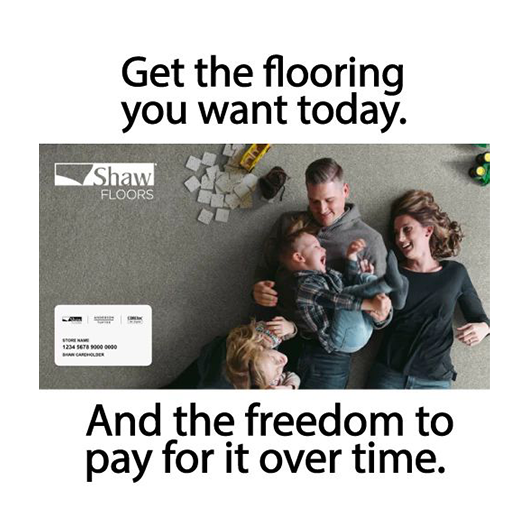 happy family relaxing on a gray carpet floor from Meuth Flooring in Henderson, IN